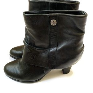 BCBG | Black Leather Booties